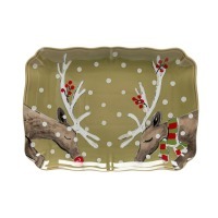 Блюдо DF620-GRN-G(TR361-01214K), керамика, green, CASAFINA BY COSTA NOVA