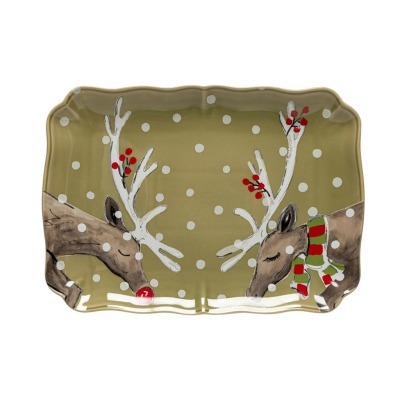 Блюдо DF620-GRN-G(TR361-01214K), керамика, green, CASAFINA BY COSTA NOVA