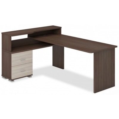 Стол письменный Домино СР-620/180 C MER_SR-620-180-C-SHKSH-CH-LEV