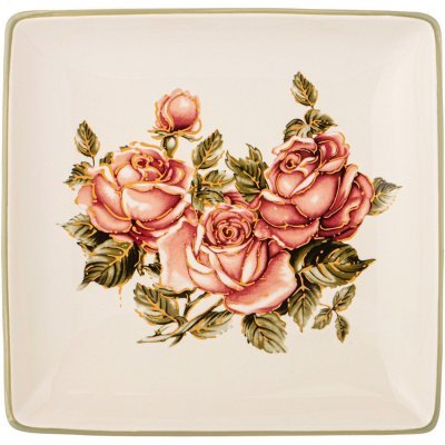 Блюдо корейская роза 28*28 ...
