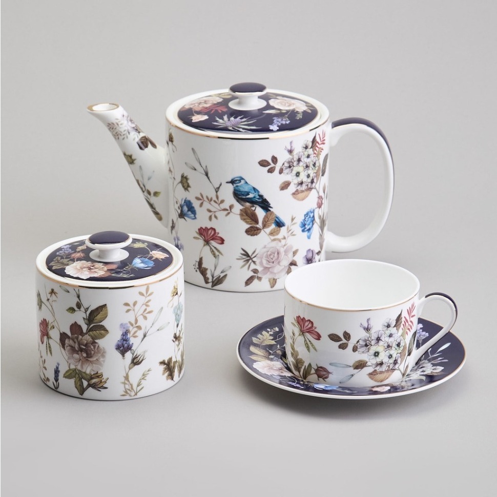 Фото Чайный сервиз lefard belle на 6 пер. 14 пр. (86-2554-1)  - интернет-магазин МегаТерем в Москве