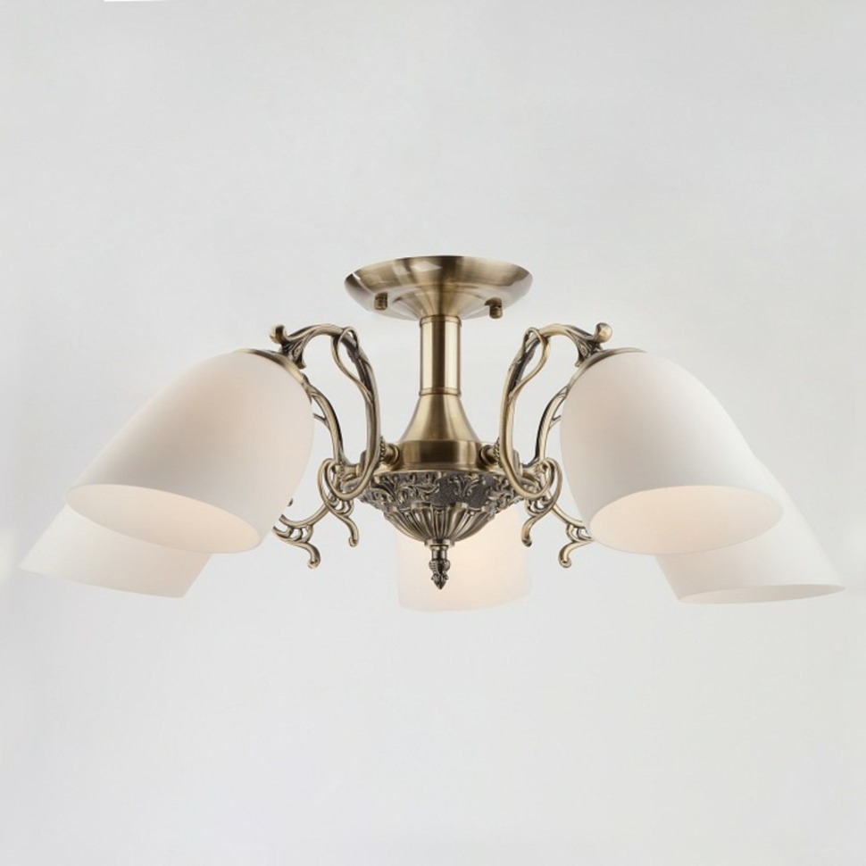 Фото Люстра на штанге Eurosvet Ariele 22010/5 античная бронза EV_58619 - интернет-магазин МегаТерем в Москве