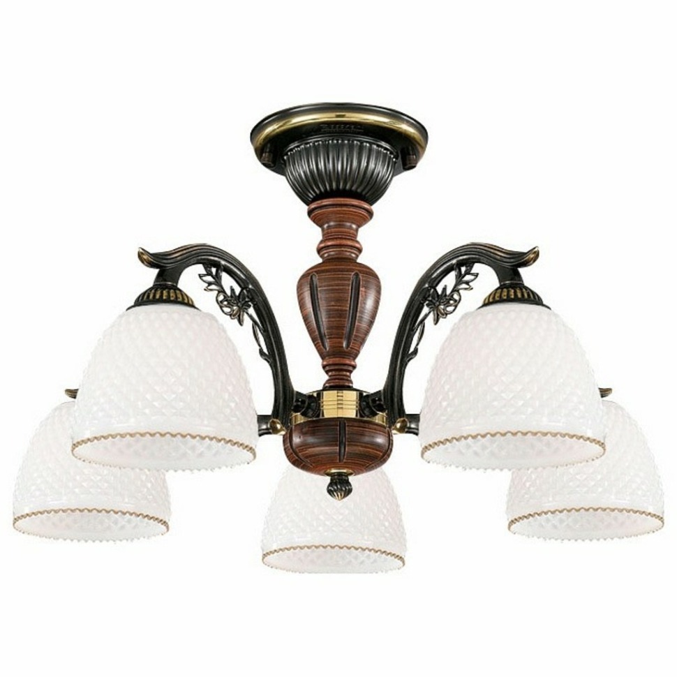 Фото Люстра на штанге Reccagni Angelo 8611 PL 8631/5 RA_PL_8631_5 - интернет-магазин МегаТерем в Москве