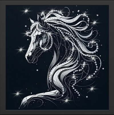 Картина Вальс звездной нити с кристаллами Swarovski (2449) Фото Картина Вальс звездной нити с кристаллами Swarovski (2449) - интернет-магазин МегаТерем в Москве