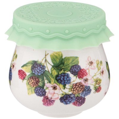 Баночка  с силиконовой крышкой lefard "ежевика" 180 мл (359-312) 