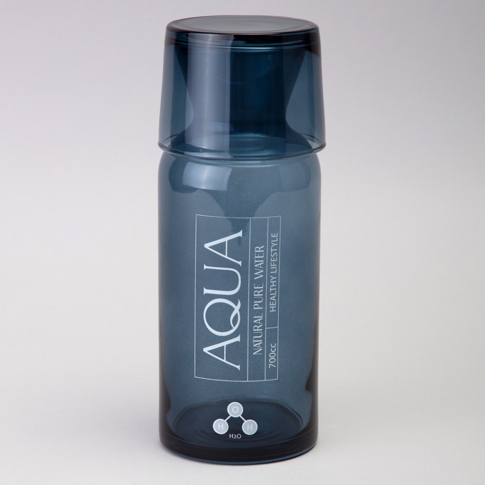 Фото Графин с крышкой/стаканом life style blue 700мл Lefard (312-167) - интернет-магазин МегаТерем в Москве