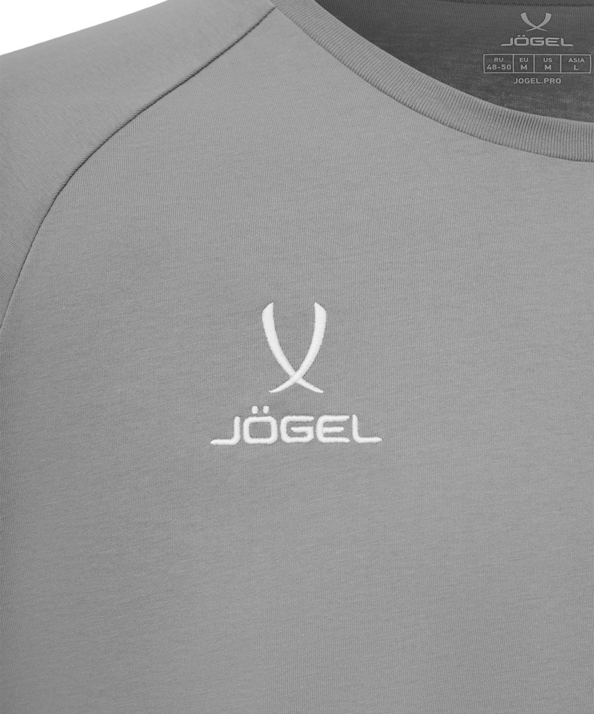 Фото Футболка JÖGEL ESSENTIAL CVC Tee, серый (2116709) - интернет-магазин МегаТерем в Москве
