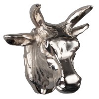 Голова быка 4046, металл, chrom, ROOMERS FURNITURE