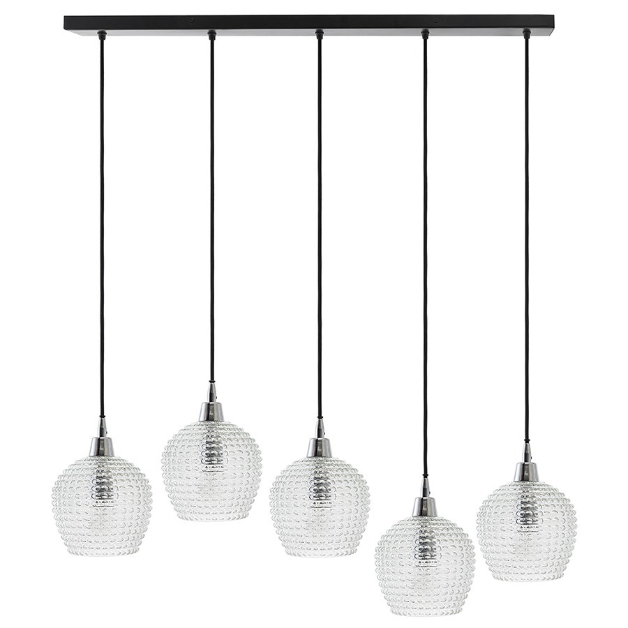 Фото Светильник подвесной каскадный aurora, 110х18 см, прозрачный (76560) - интернет-магазин МегаТерем в Москве