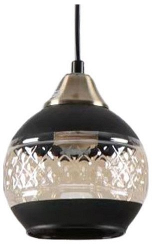 Фото Подвесной светильник Imex MD.51851 MD.51851-1-P-BK+AB IMX_MD.51851-1-P-BK_AB - интернет-магазин МегаТерем в Москве