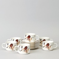 Кофейный набор lefard "coffee mania" на 6 пер. 12 пр. 180 мл (165-571) 