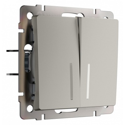 Выключатель двухклавишный с...