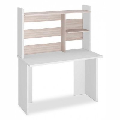 Стол компьютерный Домино Lite СКЛ-Прям120(без тумбы)+НКЛ-120 БЕК MER_SKL-Pryam120_bez_tumby_NKL-120_BEK