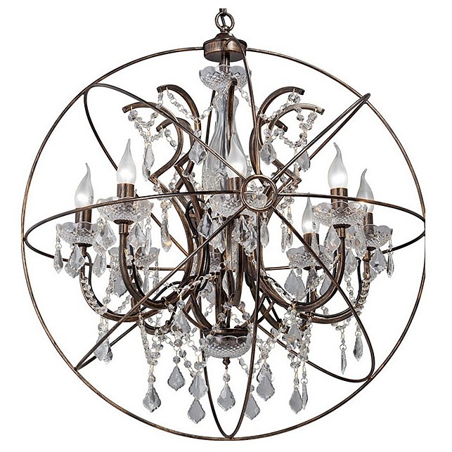 Фото Подвесная люстра Vitaluce V4585 V4585-7/8 VI_V4585-7_8 - интернет-магазин МегаТерем в Москве