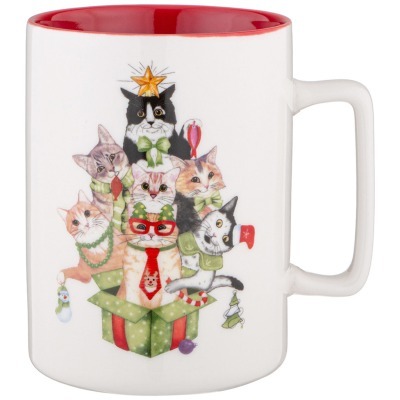 Кружка lefard "замурчательная елка" 400мл (260-996) 