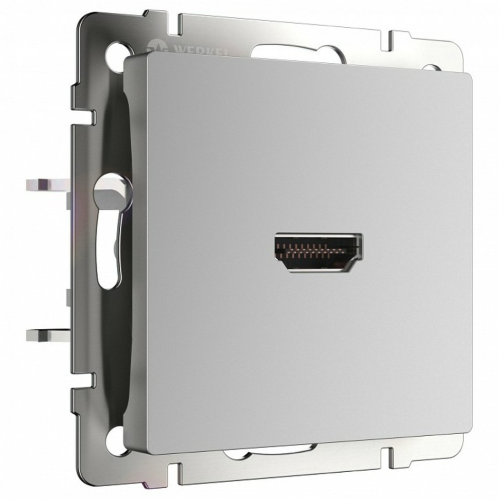 Фото Розетка HDMI без рамки Werkel WL07 WL06-60-11 WRK_a039268 - интернет-магазин МегаТерем в Москве
