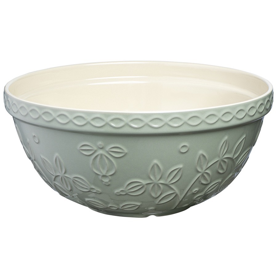 Фото Миска серо-мятного цвета с рельефным узором Ягоды Тайги из коллекции russian north, 2,5 л (74999) - интернет-магазин МегаТерем в Москве