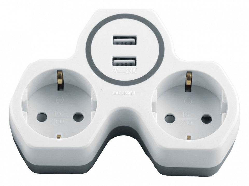 Фото Разветвитель Stekker  32872 FE_32872 - интернет-магазин МегаТерем в Москве