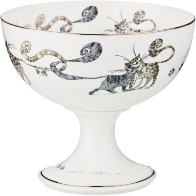 Ваза на ножке lefard "котики"13*11 см (86-2321) 