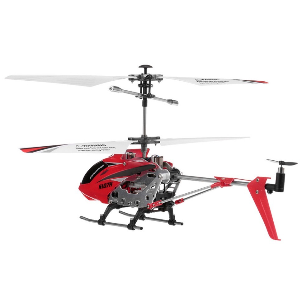 Фото Радиоуправляемый вертолет Syma S107H RED 2.4G с функцией зависания - S107H - интернет-магазин МегаТерем в Москве