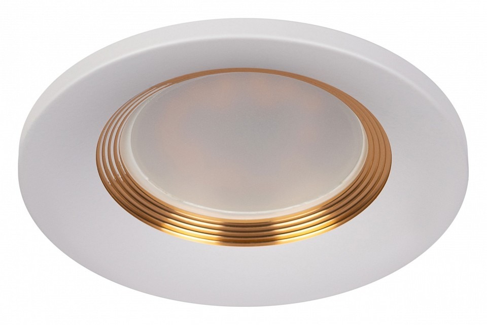 Фото Встраиваемый светильник Эра KL107 WH/GD Б0061095 ER_B0061095 - интернет-магазин МегаТерем в Москве