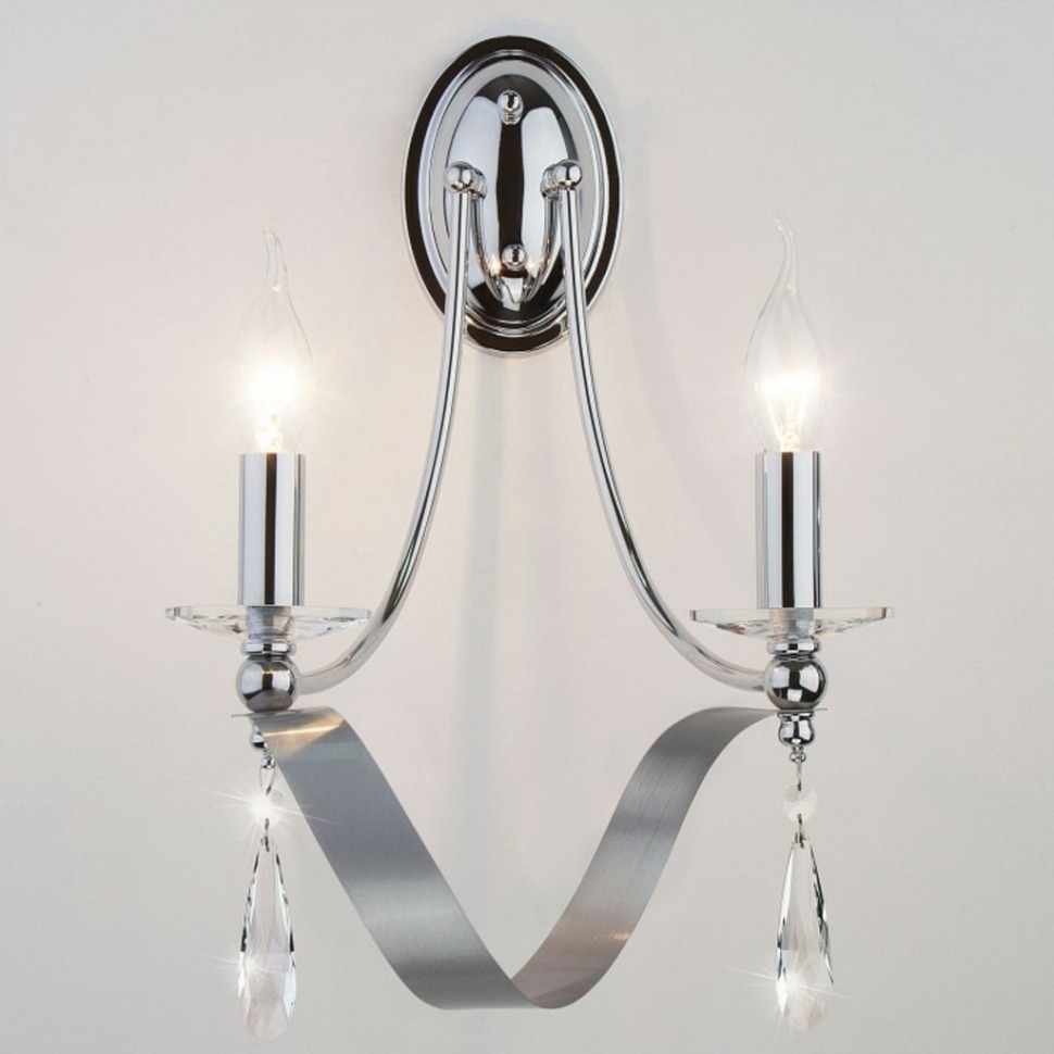 Фото Бра Eurosvet Adelia 60064/2 хром EV_82092 - интернет-магазин МегаТерем в Москве