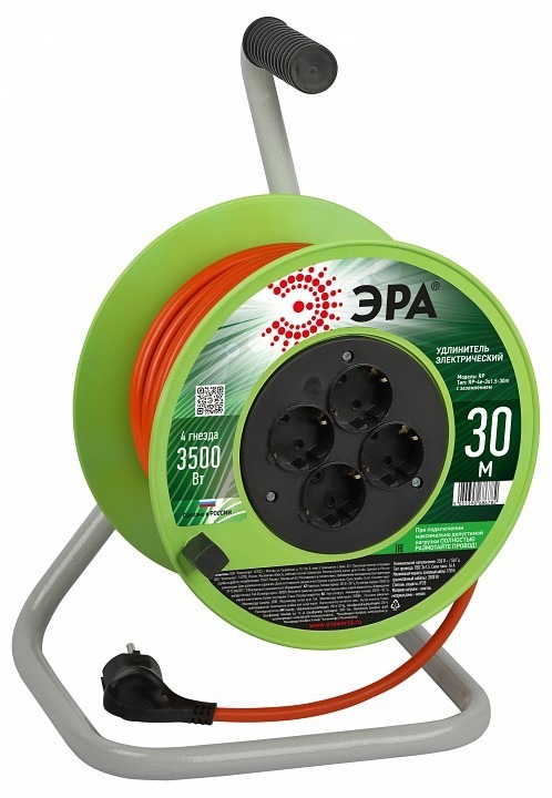 Фото Удлинитель Эра  RP-4e-3x1.5-30m ER_B0056102 - интернет-магазин МегаТерем в Москве