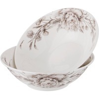 Набор салатников lefard "white flower" 2 шт. 500 мл, 16 см (415-2132) 