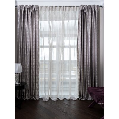 Портьера HOUSTON серая 275*...