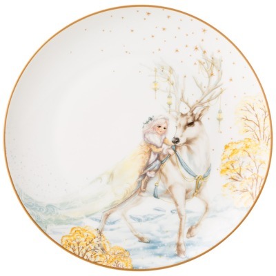 Тарелка закусочная lefard "снежная королева" 20,5 см (590-550) 