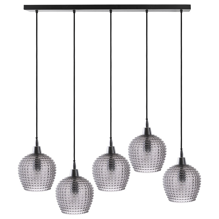 Фото Светильник подвесной каскадный aurora, 110х18 см, серый (76561) - интернет-магазин МегаТерем в Москве