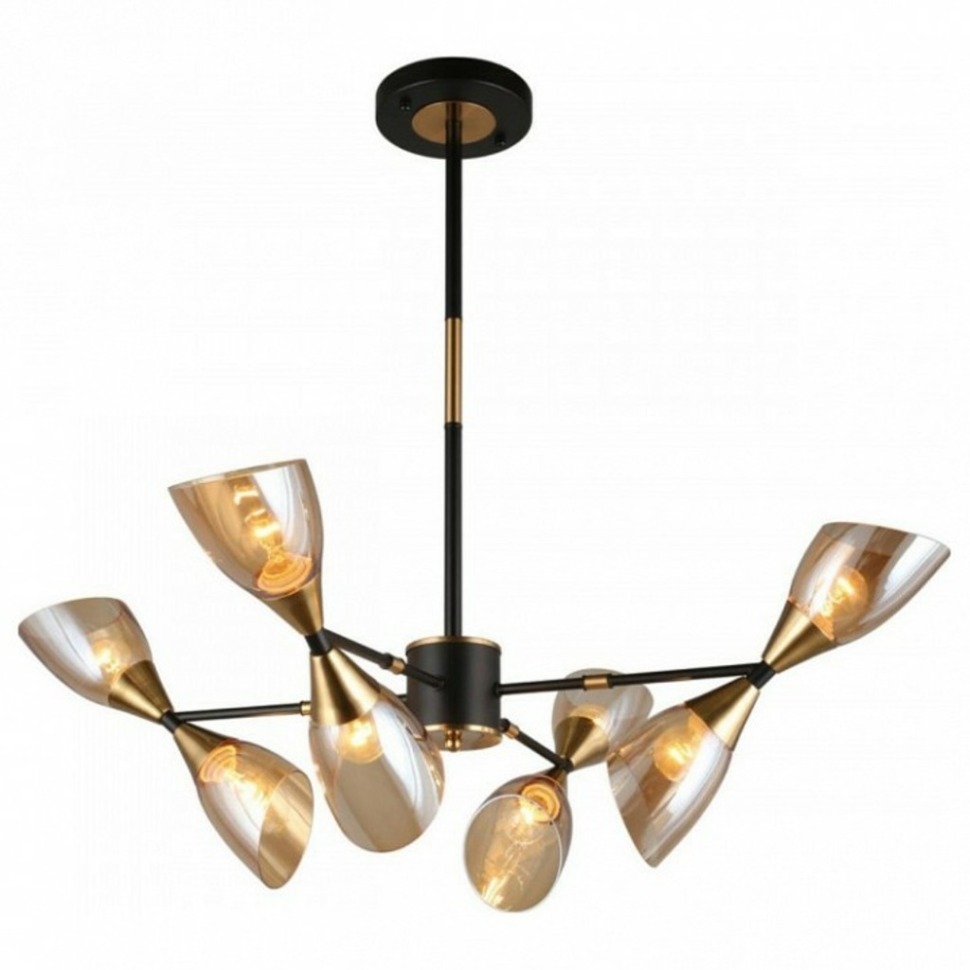 Фото Люстра на штанге Omnilux  OML-66807-08 OM_OML-66807-08 - интернет-магазин МегаТерем в Москве