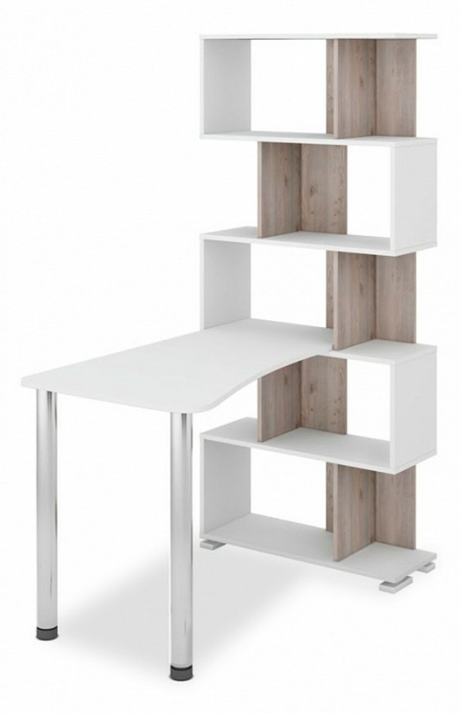 Фото Стол компьютерный Домино нельсон СЛ-5СТ-2 MER_SL-5ST-2_BENBE - интернет-магазин МегаТерем в Москве