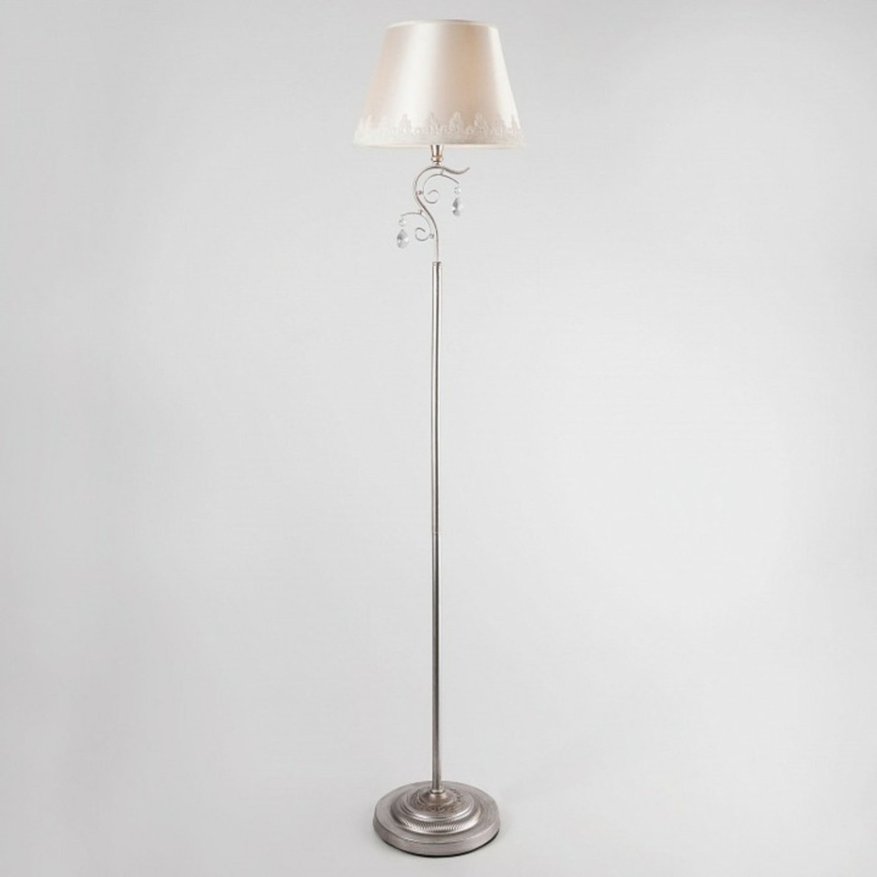 Фото Торшер Eurosvet Incanto 01023/1 серебро EV_83403 - интернет-магазин МегаТерем в Москве