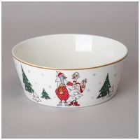 Салатник lefard "family christmas" 18*7 см 1000 мл (425-210) 