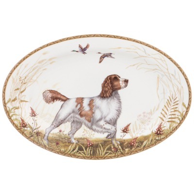 Блюдо овальное lefard "охота" 26,5 см (415-2215) 