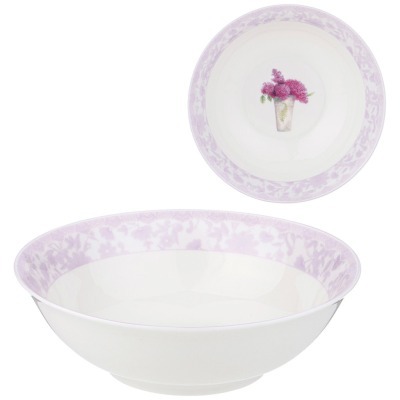 Тарелка суповая lefard лавандовая весна 650 мл мал.уп.=4шт. (87-304) 