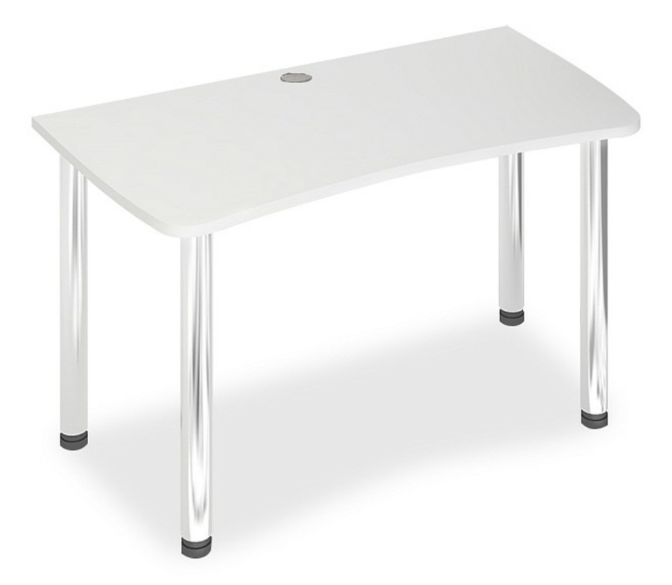 Фото Стол офисный Домино Лайт СКЛ-Софт140МО MER_SKL-Soft140MO_BE - интернет-магазин МегаТерем в Москве