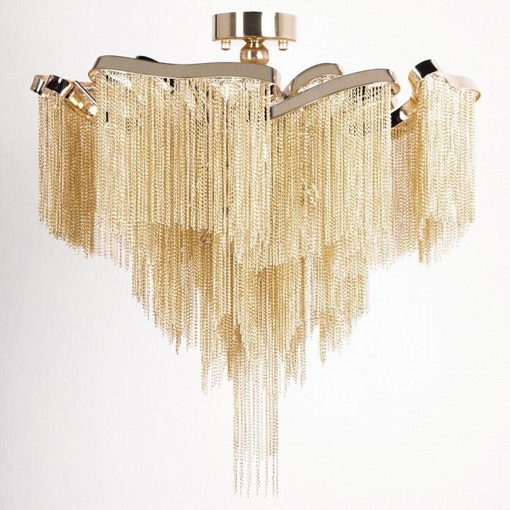 Фото Люстра на штанге Loft it Stream 10208/600C Gold LF_10208_600C_Gold - интернет-магазин МегаТерем в Москве