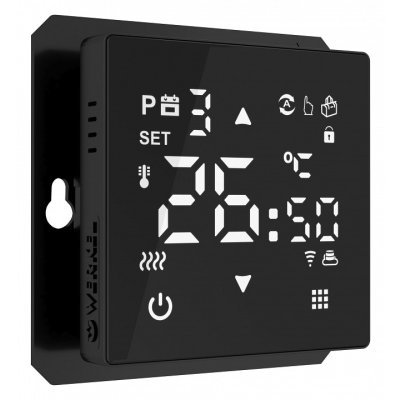 Терморегулятор электромеханический для теплого пола Werkel черный W1151208 WRK_a056754