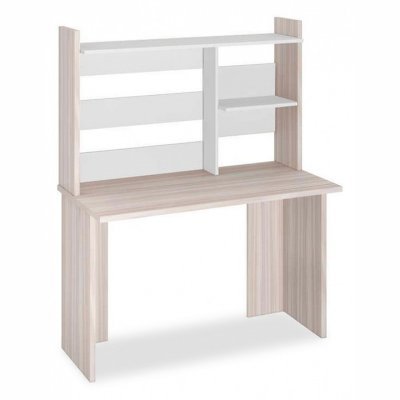 Стол компьютерный Домино Lite СКЛ-Прям120(без тумбы)+НКЛ-120 КБЕ MER_SKL-Pryam120_bez_tumby_NKL-120_KBE