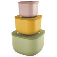 Набор контейнеров высоких для хранения продуктов store&more, 3 шт. (75558)