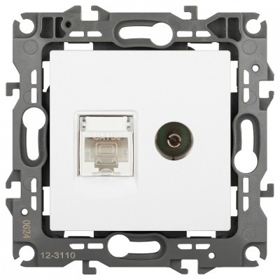 ТВ-розетка и розетка Ethern...