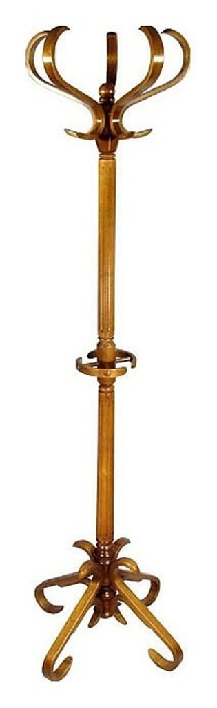 Фото Вешалка-стойка В-10Н средне-коричневая ML_V-10N_MEDBR - интернет-магазин МегаТерем в Москве