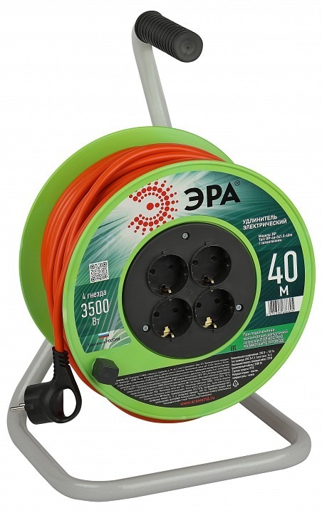 Фото Удлинитель Эра  RP-4e-3x1.5-40m ER_B0056103 - интернет-магазин МегаТерем в Москве