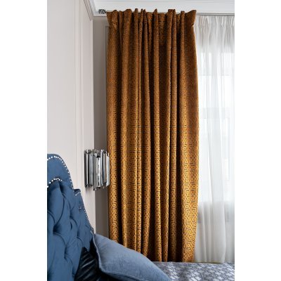 Портьера LATTICE оранжевая ...