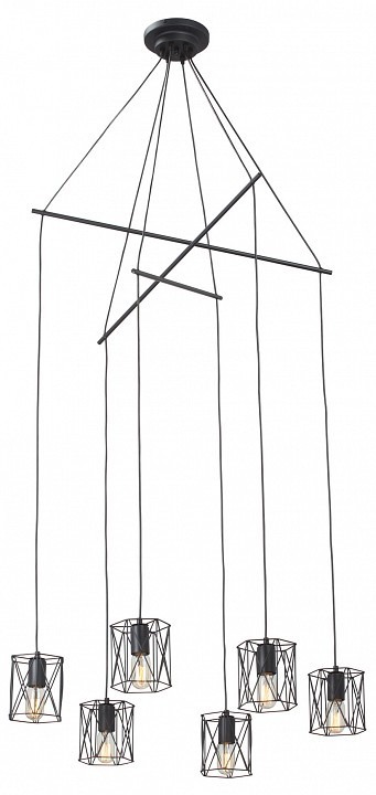 Фото Подвесная люстра Vitaluce V3028 V3028-1/6S VI_V3028-1_6S - интернет-магазин МегаТерем в Москве