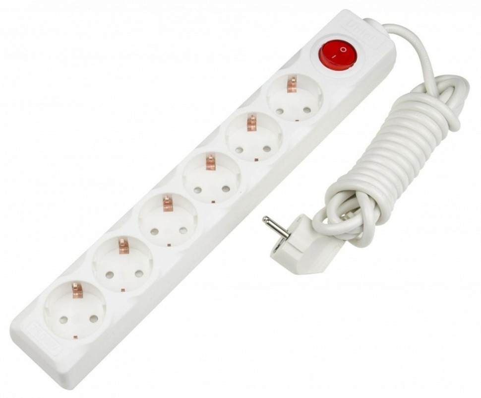 Фото Удлинитель с выключателем Uniel S-Gsu5 2939 UL_02939 - интернет-магазин МегаТерем в Москве