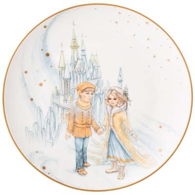 Тарелка закусочная lefard "снежная королева" 20,5 см (590-551) 