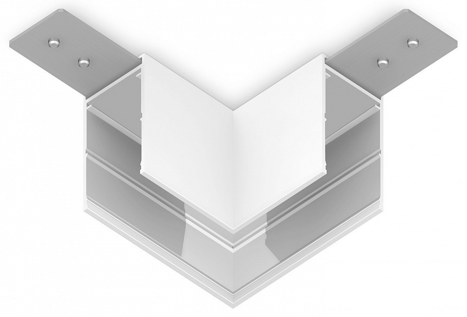 Фото Соединитель угловой L-образный для треков накладных Ambrella Light GL GL1031 AMBR_GL1031 - интернет-магазин МегаТерем в Москве